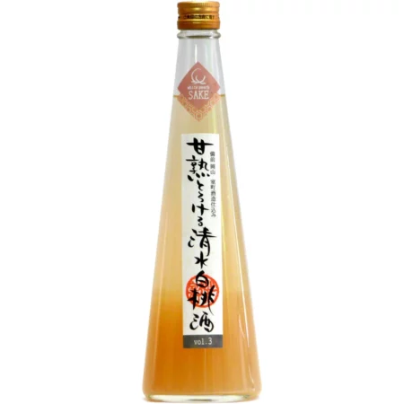 Sake authentique producteur japonais japon alcool vin artisanal okayama shimizu hakutoshu liqueur pêche momo