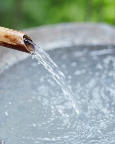 Sankan saké japonais eau source une fontaine d'eau