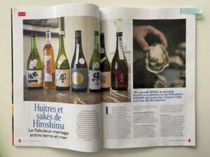 France Sushi Magazine et son article sur les huîtres et sakés de Hiroshima