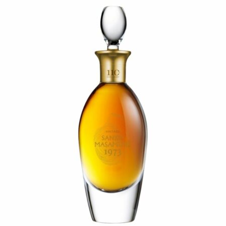 bouteile cristal de sanko masamune vintage saké vieilli