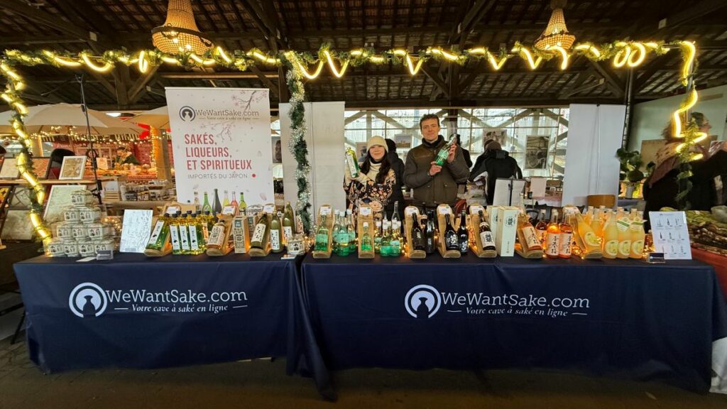stand wewantsake au marché de noel japonais shizen