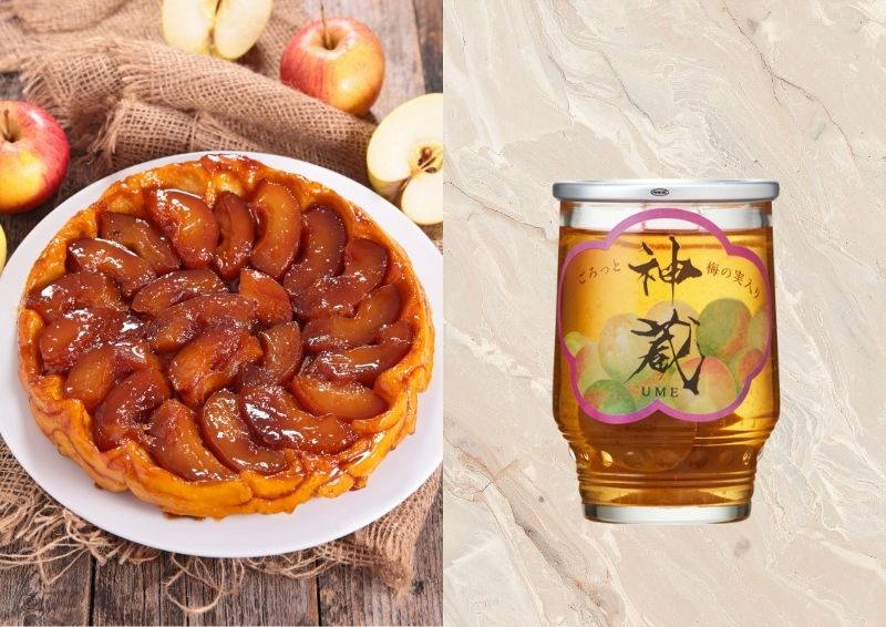 kagura umeshu cup et tarte tatin